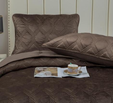 Покрывало велюровое "Kazanov.A." Kendall (капучино), 240х260