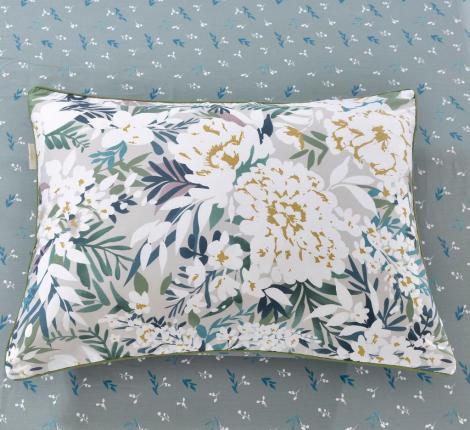 Постельное белье "Sofi de Marko" Монпелье (зеленый) Сатин, Семейный