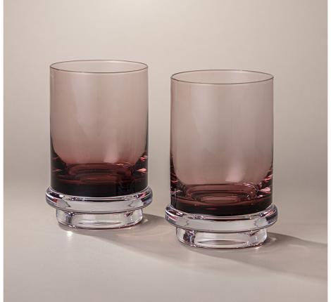 Набор стаканов для воды 2 штуки "TRENDY" PURPLE, 330 мл