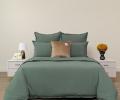 Постельное белье "Sofi de Marko" Саммер (зеленый) Варёный хлопок, Евро