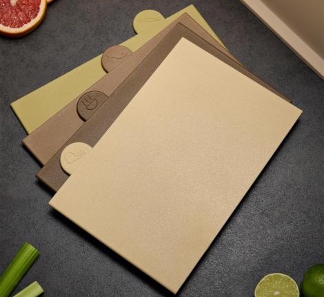 Набор кухонных ножей (5 шт.), 4 доски и подставка "AGNESS"