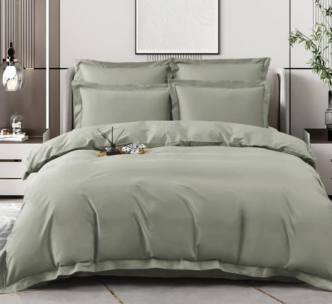 Постельное белье "Sofi de Marko" Изольда (олива) Сатин ДеЛюкс, Семейный