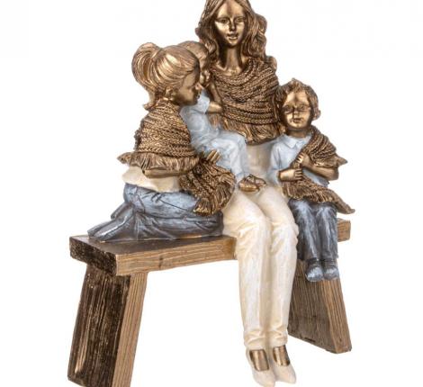 Статуэтка "МАМА С ДЕТЬМИ", 14,5*9*18 см