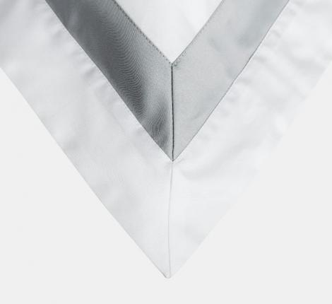 Наволочка с широкой отделкой "ALPINE ASH GREY ALLURE GRASS" Мако-Сатин, 50х90 (2шт)