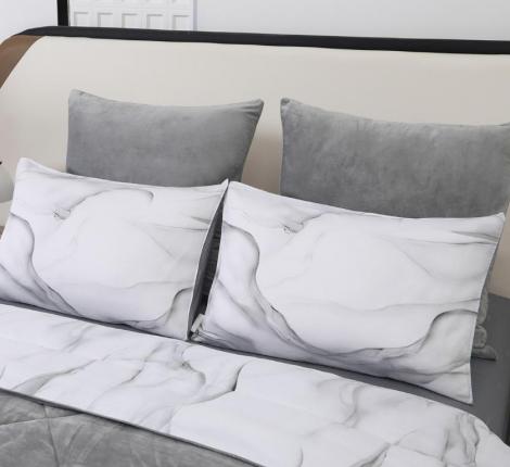 Постельное белье с одеялом "Sofi de Marko" Роберто №14 Велюр/Сатин, 1,5 спальный