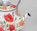 Чайник  "БЕЛЫЕ МАКИ", 1,5 л