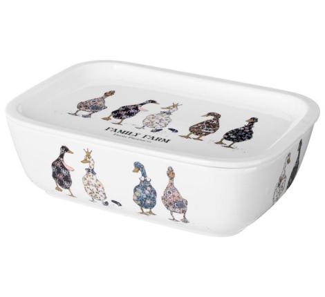 Блюдо прямоугольное с крышкой "FAMILY FARM", 1800 мл