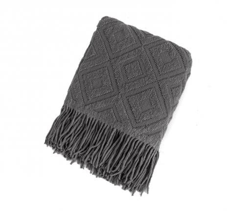 Плед вязаный PA-17, 130х200