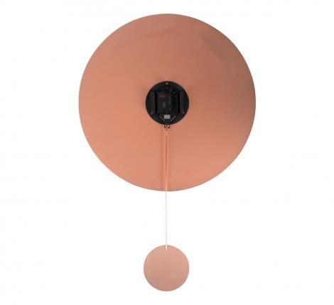 Часы настенные с маятником Karlsson "IMPRESSIVE" (медный с черным), 47х75х4 см