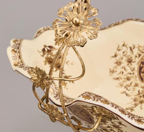 Блюдо на ножке "Lefard" 46-1383, 32*24*34 см