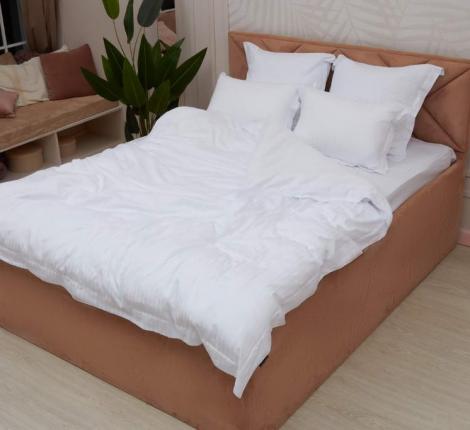 Постельное белье "Sofi de Marko" Моне (белый) Страйп Сатин, Евро