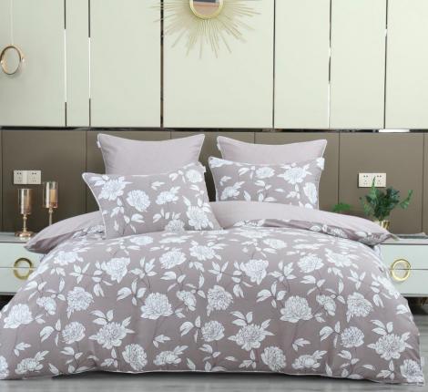 Постельное белье "Kazanov.A." Эстель (мокко) Сатин, Евро