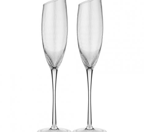 Набор бокалов для шампанского 2 штуки &quot;DAISY OPTIC&quot; 180 мл