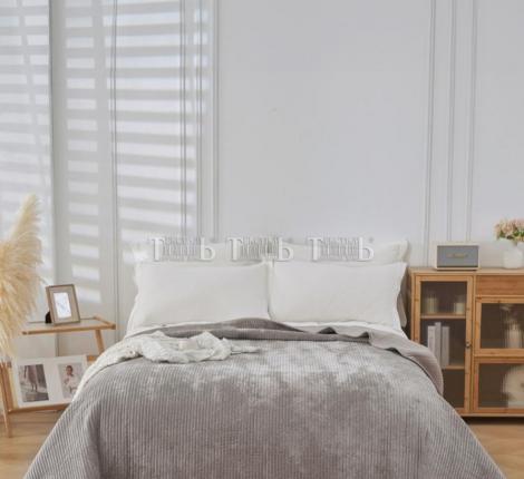 Покрывало велюровое "ROMANCE" JOY JH-01 Beige, 220х240