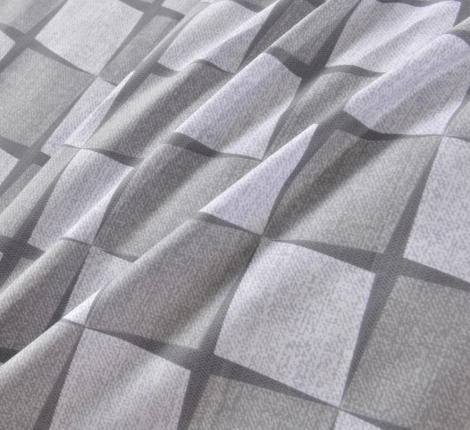 Постельное белье "Sofi de Marko" Бонифаций (серый) Сатин, Семейный