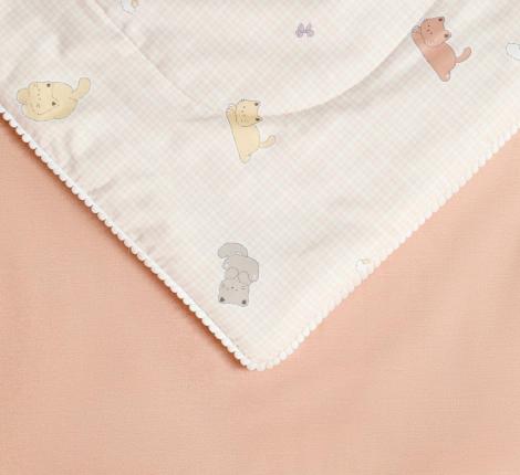 Постельное белье детское с одеялом "Sofi de Marko" Котята Сатин, 1,5 спальный