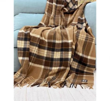 Плед INCALPACA (55% шерсть альпака, 45% шерсть мериноса) PP-18, 150x200