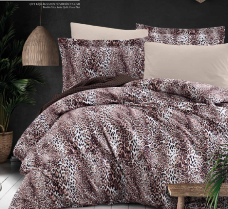 Постельное белье Ecosse "LEOPAR" Сатин, Семейный