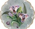Тарелка декоративная "ИРИСЫ", диаметр 20,5 см