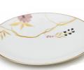 Тарелка для салата или десерта "BOUQUET DE VIE 3" диаметр 21 см, лиможский фарфор