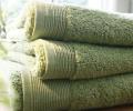 Полотенце махровое "Blanc des Vosges" UNI LICHEN (зеленый), 100х150