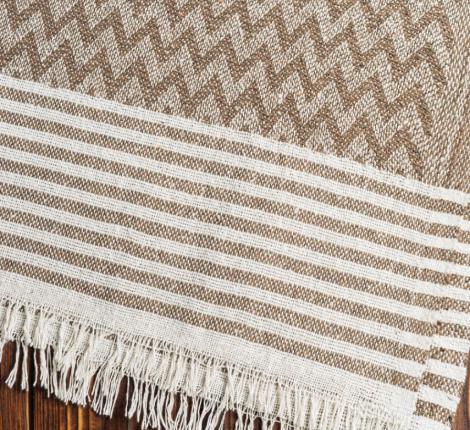 Плед "ELISA" коричневый, 170Х210