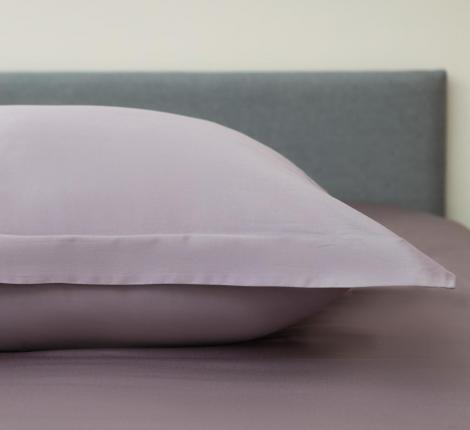 Постельное белье "Sofi de Marko" Моно (серо-лиловый) Сатин ДеЛюкс, Евро макс
