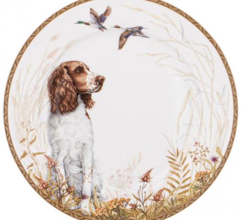 Тарелка закусочная "ОХОТА" 590-5110, диаметр 20,5 см