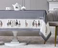 Скатерть с пропиткой "FAMILY FARM" 160х220 см, графит
