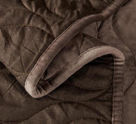 Покрывало "Sofi de Marko" Нобилис (шоколад) Велюр, 240х280