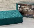 Покрывало велюровое "EFOR PREMIUM" УЗОР 240х260, изумрудный