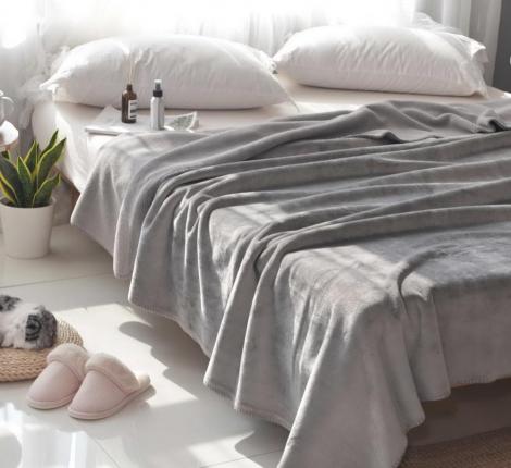 Плед "Sofi de Marko" София (серая1) Велсофт, 160х220