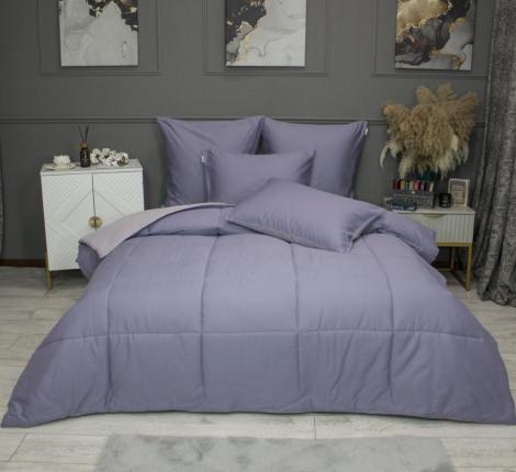 Постельное белье с одеялом "Kazanov.A." Шеффилд (пыльная орхидея латте) Сатин, Евро