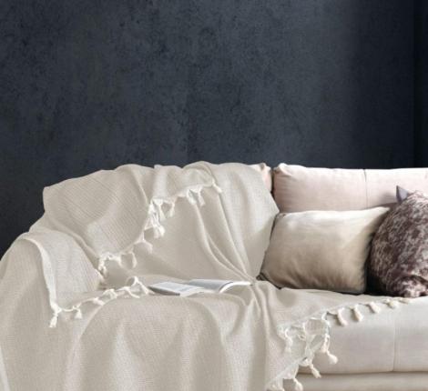 Покрывало MILANIYA кремовый (CREAM), 220х240