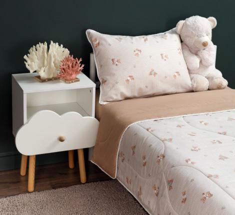 Постельное белье детское с одеялом "Sofi de Marko" Паддингтон (лиловый) Сатин, 1,5 спальный