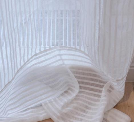 Штора на ленте "ФЬЮЖН" 245х310 см, белый