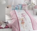 Постельное белье подростковое &quot;First Choice&quot; ранфорс DELUX BUTTERFLY 1,5 спальный, розовый