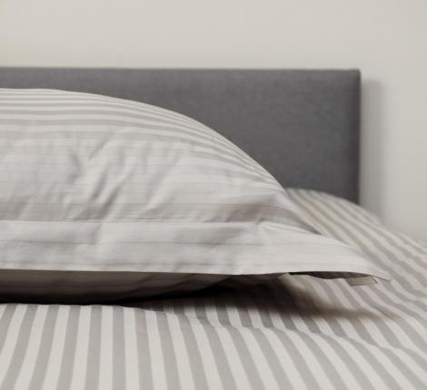 Постельное белье с одеялом "Sofi de Marko" Федерико (бежевый) Страйп Сатин, Евро