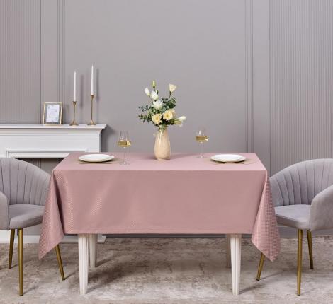 Скатерть с пропиткой SANTALINO "ЕВРОУГОЛОК" 145х180 см, серый тёплый