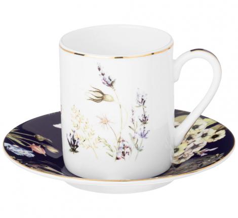 Кофейный набор "BELLE" 86-2550-1 на 6 персон, 12 предметов (100 мл)