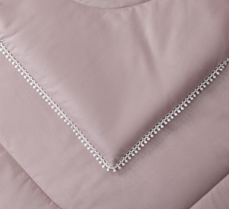 Постельное белье с одеялом "Sofi de Marko" Элиана (лиловая) Сатин, Семейный