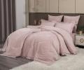 Постельное белье с одеялом "Kazanov.A." Lindor Fluffy (лайт пудра) Велюр/Egypt Cotton, Евро