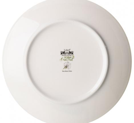 Набор закусочных тарелок 2 шт. "ЛОВИ СЧАСТЬЕ" 581-015, диаметр 20,5 см