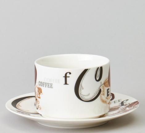 Кофейный набор "COFFEE MANIA" на 6 персон, 12 предметов (180 мл)