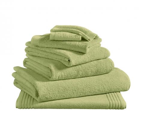 Полотенце махровое "Blanc des Vosges" UNI LICHEN (зеленый), 70х140