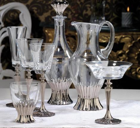 Набор бокалов для вина 6 штук "PLAT STEMWARE" хрусталь, высота 23 см