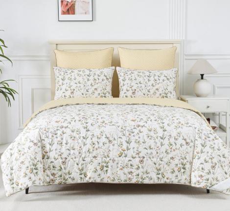 Постельное белье с одеялом "Sofi de Marko" Ришелье №30 Сатин, 1,5 спальный