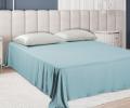 Простыня Sharmes "Bamboo" 270х300, голубой