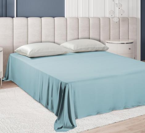 Простыня Sharmes "Bamboo" 270х300, голубой