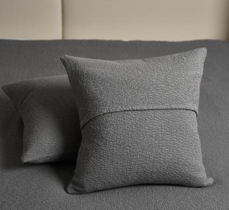 Наволочка Luxberry "MOON BEAN" 47х47, серый/люрекс